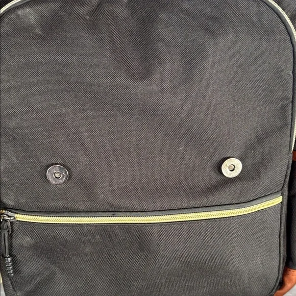 Black and Tan Men's Backpack - Picture 3 of 11